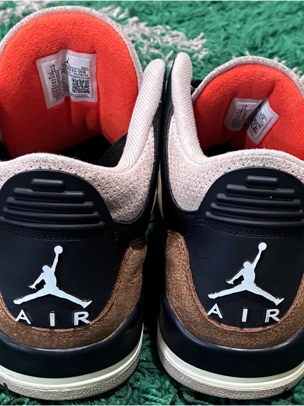 Jordan 3 Retro Desert Elephant Sz 11 Pre-Owned/Used No Box AMAZING 100%AUTHENTIC - Picture 5 of 7